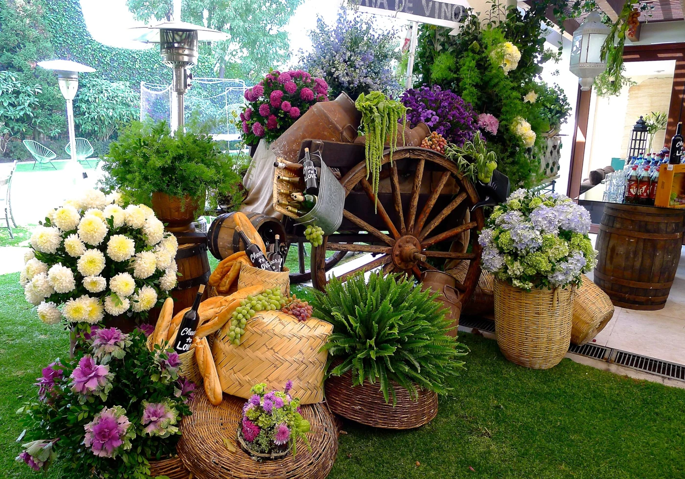 Flores, iluminación y escenografía de ASÍ